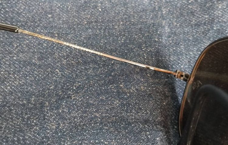 Ray-Ban Classic Aviator Sunglasses Large Polished Black  รูปที่ 8