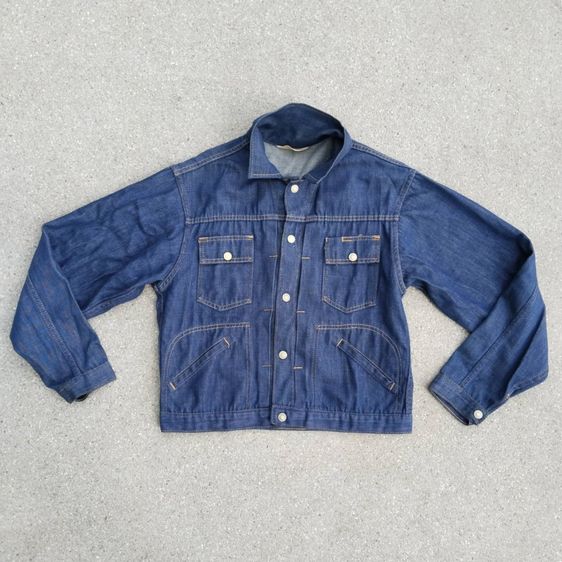 70s ranchcraft dark wash denim jacket JC penney made in usa.