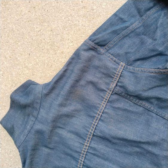 70s ranchcraft dark wash denim jacket JC penney made in usa. รูปที่ 5
