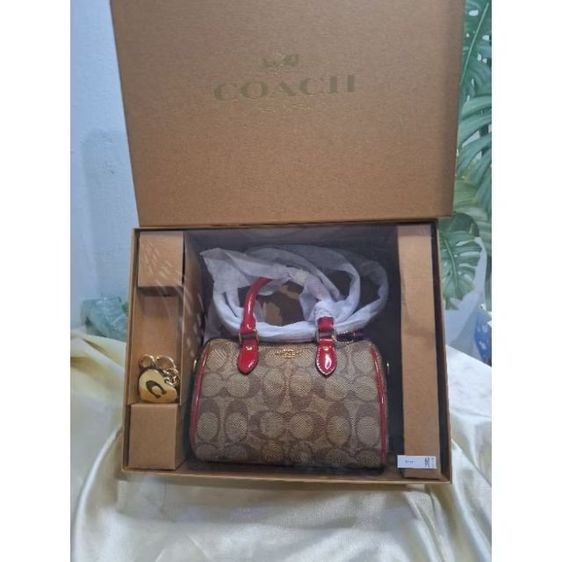 ❣️New  Box set Mini Rowan Crossbody With Hearts Key Ring In Signature Canvas🇺🇸 รูปที่ 2