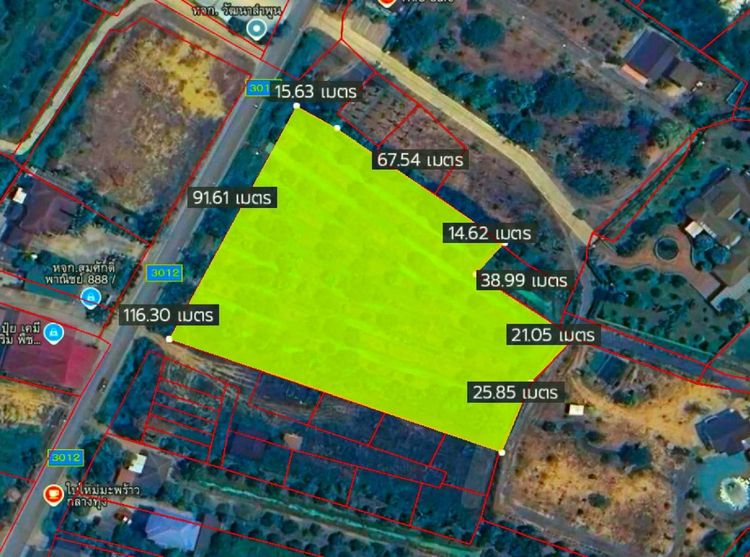 หลุดจองมา ที่ดินริมปิง 5 ไร่ ผังชมพู ราคานี้หาไม่ได้แล้ว   ด่วนที่สุด ที่ดิน 5 ไร่ 10 ตารางวา ใจกลางตำบลริมปิง เมืองลำพูน  ลดแรงแ