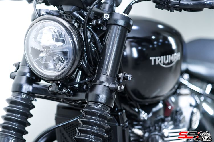 Triumph Bonneville Bobber Black ปี2018 วิ่งน้อย ยางใหม่ รถเซอร์วิสเรียบร้อย ของแต่งหลายรายการ รูปที่ 12