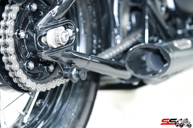 Triumph Bonneville Bobber Black ปี2018 วิ่งน้อย ยางใหม่ รถเซอร์วิสเรียบร้อย ของแต่งหลายรายการ รูปที่ 17