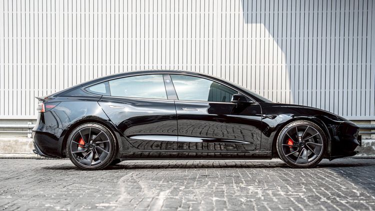Tesla Model-3 2024 Performance 4WD Sedan ไฟฟ้า ไม่ติดแก๊ส เกียร์อัตโนมัติ ดำ รูปที่ 4