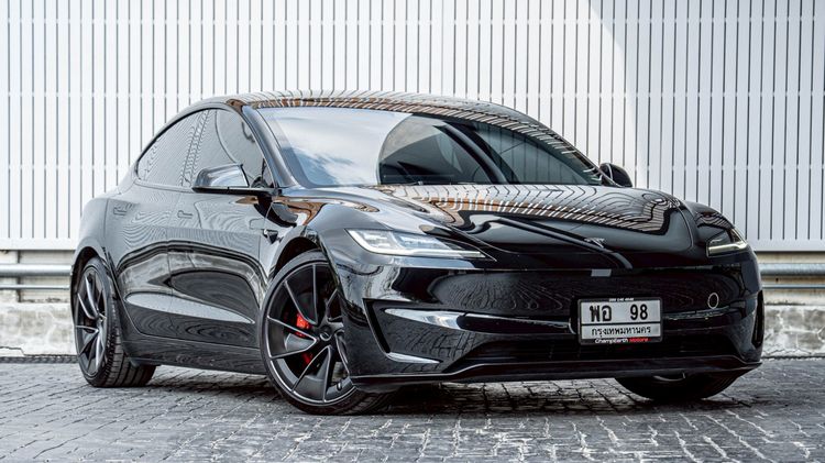 รถ Tesla Model-3 Performance 4WD สี ดำ