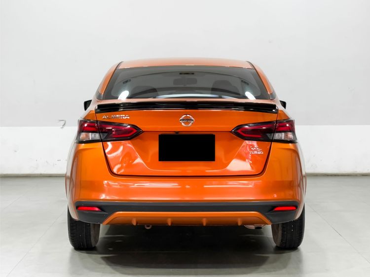 Nissan Almera 2021 1.0 VL Sedan เบนซิน เกียร์อัตโนมัติ ส้ม รูปที่ 3