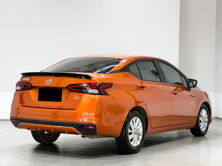 Nissan Almera 2021 1.0 VL Sedan เบนซิน เกียร์อัตโนมัติ ส้ม รูปที่ 4