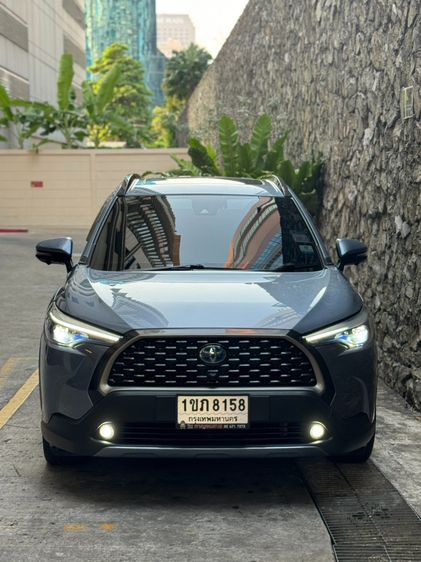 Toyota Corolla Cross 2020 1.8 Hybrid Premium Safety Modellista Utility-car ไฮบริด ไม่ติดแก๊ส เกียร์อัตโนมัติ เทา รูปที่ 3