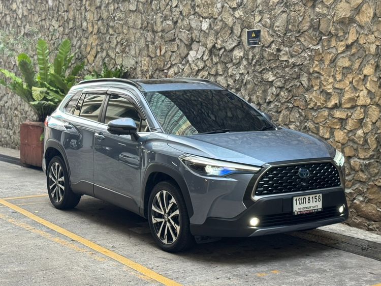 รถ Toyota Corolla Cross 1.8 Hybrid Premium Safety Modellista สี เทา