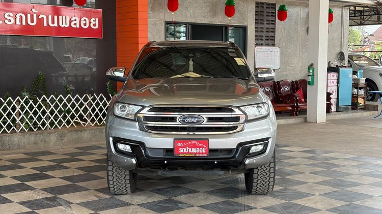 Ford Everest 2017 2.2 Titanium Plus Utility-car ดีเซล ไม่ติดแก๊ส เกียร์อัตโนมัติ บรอนซ์เงิน รูปที่ 2