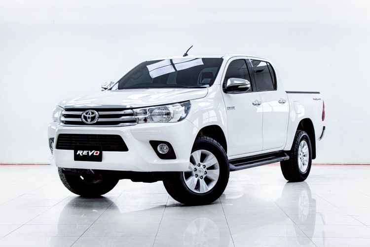 รถ Toyota Hilux Revo 2.4 E Prerunner สี ขาว
