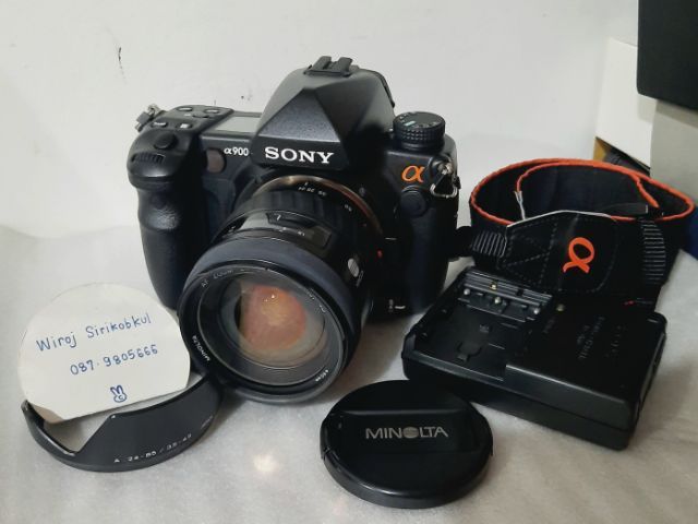 กล้อง DSLR ไม่กันน้ำ แรร์ไอเทม กล้องโซนี่ฟูลเฟรมตัวแรกของค่าย Sony a900 พร้อมเลนส์ 24-85 ได้ 24 ล้าน สวยมาก ใช้ดีเต็มระบบ