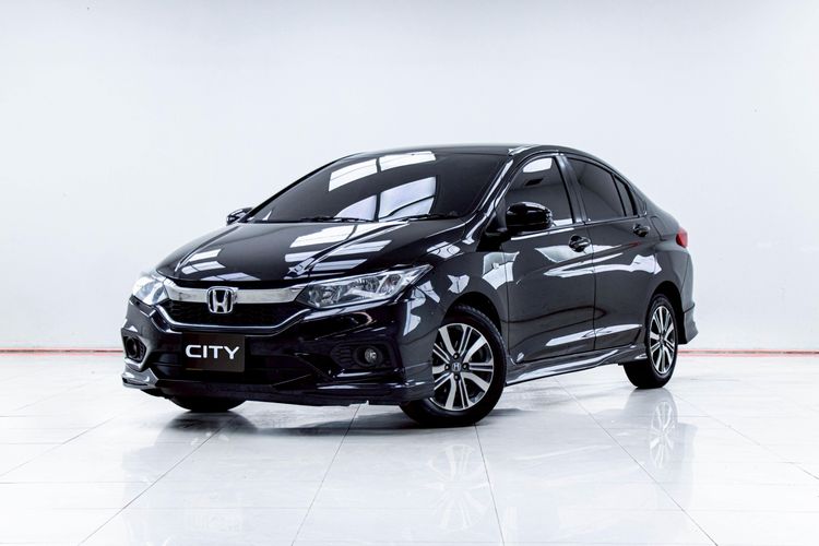Honda City 2019 1.5 V Sedan เบนซิน ไม่ติดแก๊ส เกียร์อัตโนมัติ ดำ รูปที่ 4