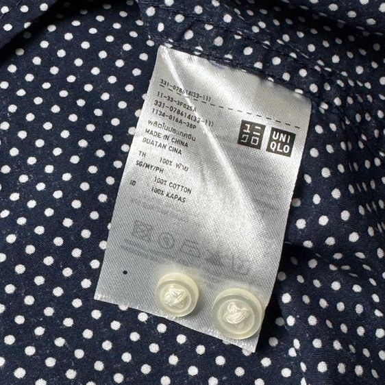 เสื้อเชิ้ต​ Uniqlo ใหม่มาก Size L รูปที่ 8