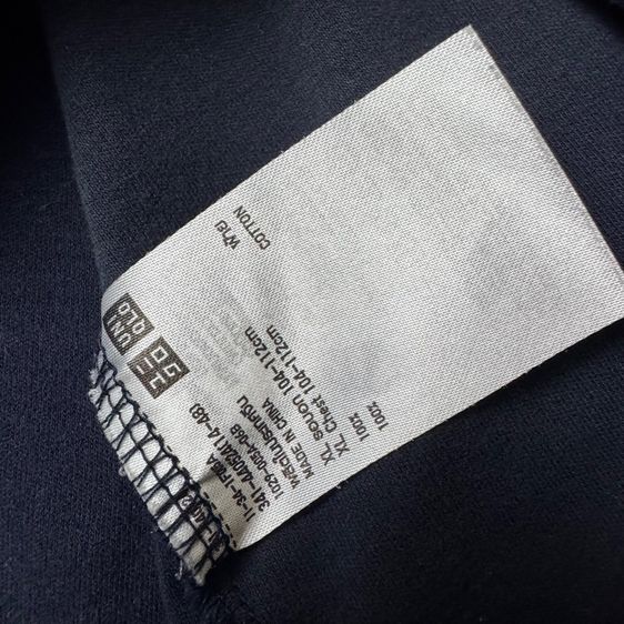 เสื้อยืดแขนยาว Uniqlo​ ซื้อมือหนึ่ง​ใส่ครั้งเดียว Size XL รูปที่ 5