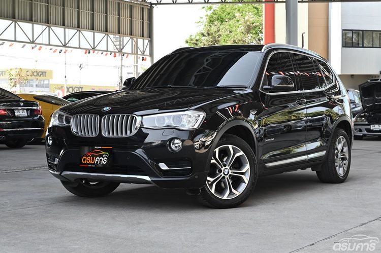 รถ BMW X3 2.0 xDrive20d Highline 4WD สี ดำ