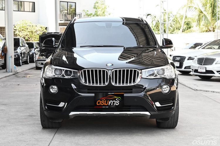 BMW X3 2015 2.0 xDrive20d Highline 4WD Utility-car ดีเซล ไม่ติดแก๊ส เกียร์อัตโนมัติ ดำ รูปที่ 2