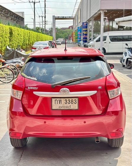 Toyota Yaris 2015 1.2 E Sedan เบนซิน ไม่ติดแก๊ส เกียร์อัตโนมัติ แดง รูปที่ 4