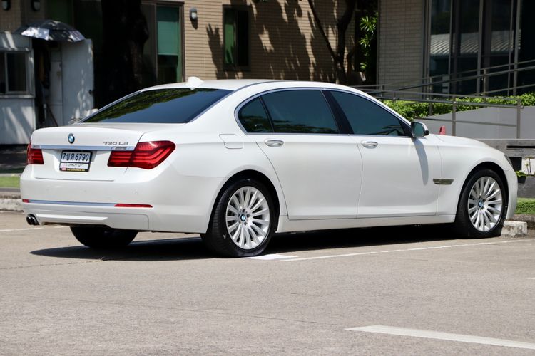 BMW Series 7 2014 730Ld Sedan ดีเซล ไม่ติดแก๊ส เกียร์อัตโนมัติ ขาว รูปที่ 4