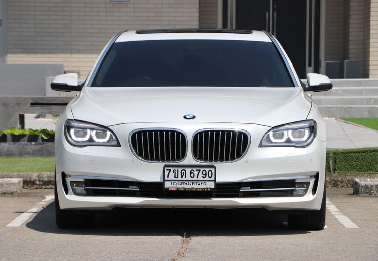 BMW Series 7 2014 730Ld Sedan ดีเซล ไม่ติดแก๊ส เกียร์อัตโนมัติ ขาว รูปที่ 2