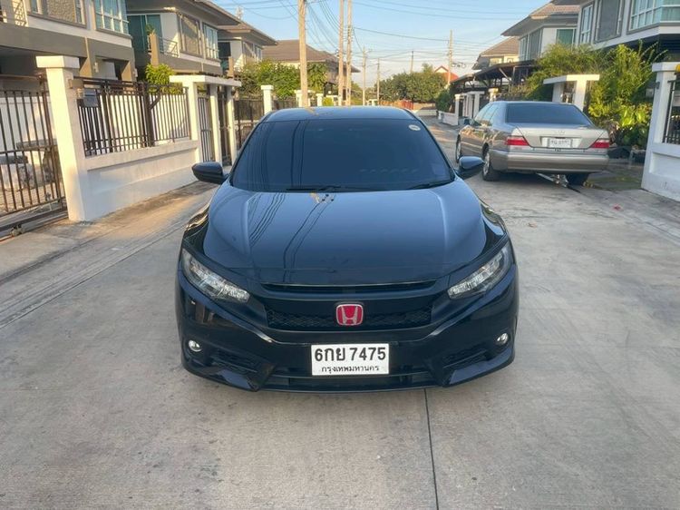 Honda Civic 2017 1.8 E i-VTEC Sedan เบนซิน เกียร์อัตโนมัติ ดำ รูปที่ 3