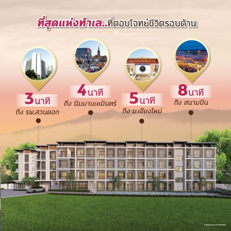 ไม่อนุญาต ตกแต่งครบ 𝙊𝙣𝙚 𝙋𝙡𝙪𝙨 𝙎𝙪𝙖𝙣𝙙𝙤𝙠 𝙇𝙞𝙛𝙚 𝟮 ถ.สวนดอก 6 พรีเมียมคอนโดใหม่  ใกล้ รพสวนดอก 𝙋𝙧𝙚-𝙎𝙖𝙡𝙚 7-8 มี.ค.นี้  รูปที่ 2