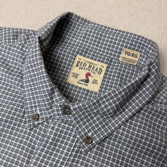 เสื้อเชิ้ต​ Red Head ใหม่มาก Size XL รูปที่ 4