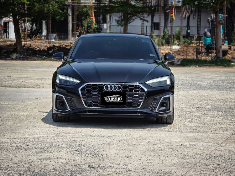 Audi Audi A5  2022 Coupe 40 TFSI S line Sedan เบนซิน ไม่ติดแก๊ส เกียร์อัตโนมัติ ดำ รูปที่ 3