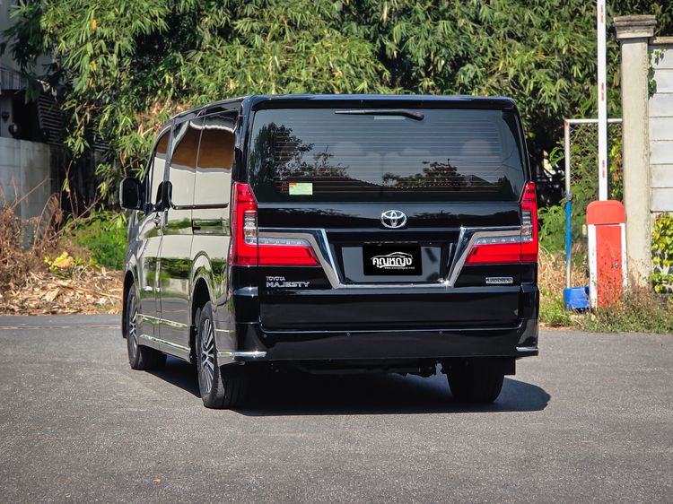 Toyota Majesty 2024 2.8 Grand Van ดีเซล ไม่ติดแก๊ส เกียร์อัตโนมัติ ดำ รูปที่ 2