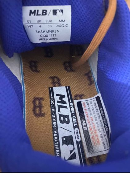 รองเท้าผ้าใบ MLB รุ่น Boston แท้ จากShop 💯 รูปที่ 4
