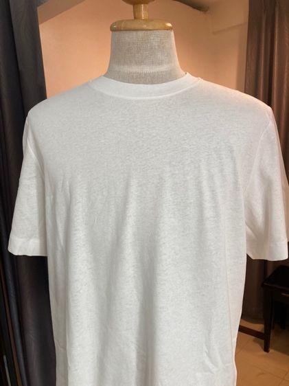 ขาว L เสื้อทีเชิ้ต อื่นๆ เสื้อยึดแขนสั้น