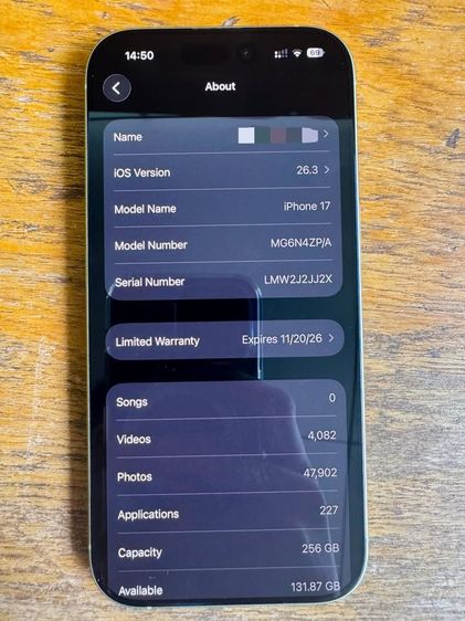 📱 iPhone 17 256GB – Sage (Green) – Battery 100 Percent – Apple Warranty รูปที่ 7