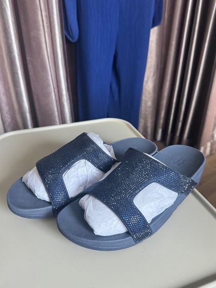 Used Fitflop Marli Slide Midnight Navy Blue Size 42 รูปที่ 7