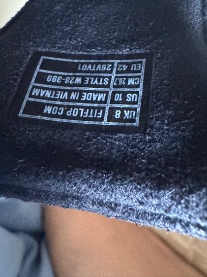 Used Fitflop Marli Slide Midnight Navy Blue Size 42 รูปที่ 6