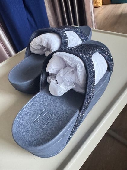 Used Fitflop Marli Slide Midnight Navy Blue Size 42 รูปที่ 8