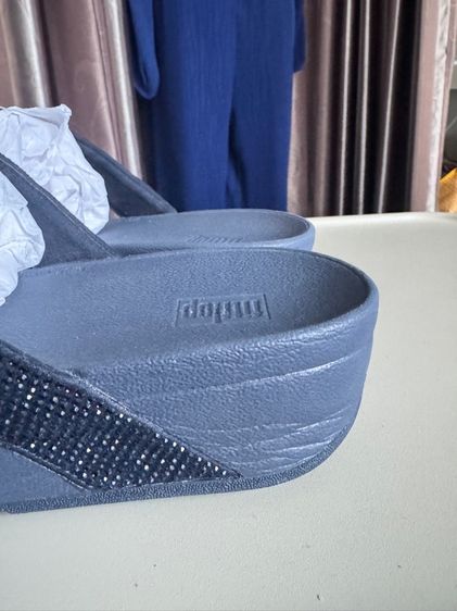 Used Fitflop Marli Slide Midnight Navy Blue Size 42 รูปที่ 5