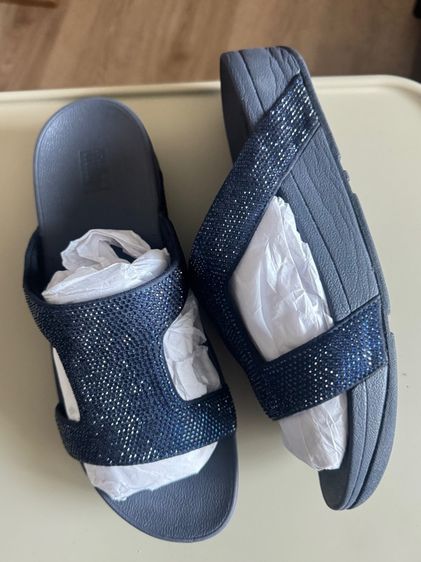 Used Fitflop Marli Slide Midnight Navy Blue Size 42 รูปที่ 3