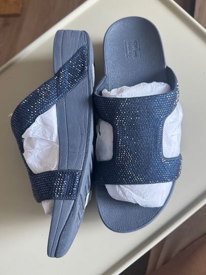 Used Fitflop Marli Slide Midnight Navy Blue Size 42 รูปที่ 4