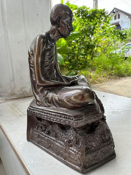 พระบูชา หลวงปู่เกษม เขมโก สุสานไตรลักษณ์ หน้าตักกว้าง 5นิ้ว รูปที่ 4