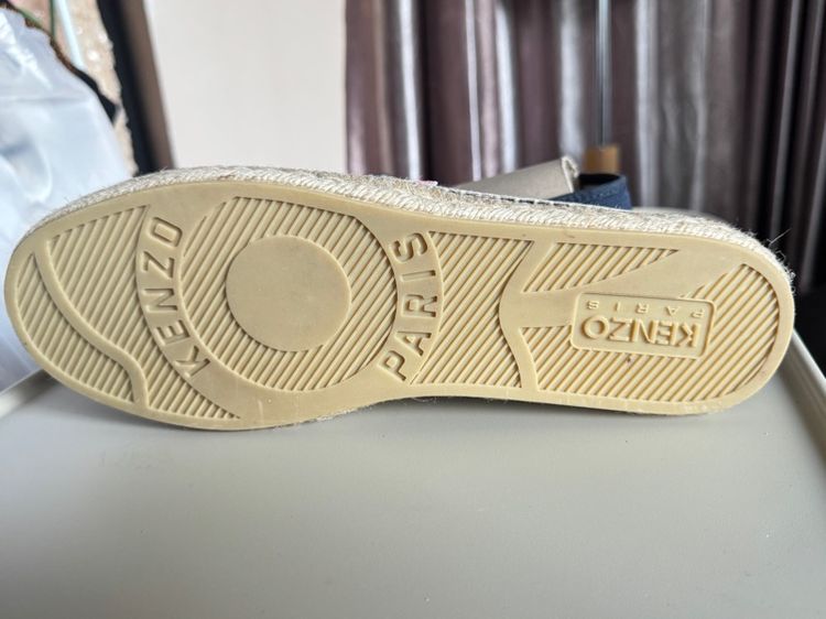 Used Kenzo Espadrilles Fabric Prototype Tiger Logo Blue nuit Size 42 รูปที่ 3