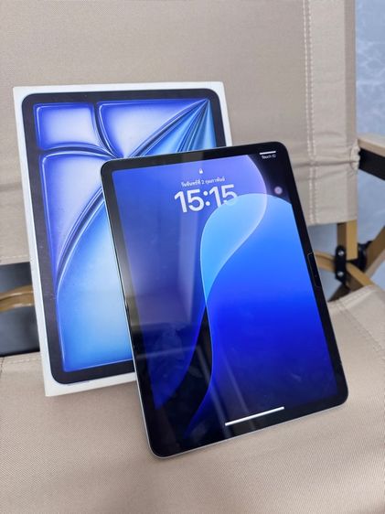 Ipad Air6 (M2)🩵🇹🇭128gb 11nich 2024 TH ไอแพต มีกล่อง รูปที่ 2