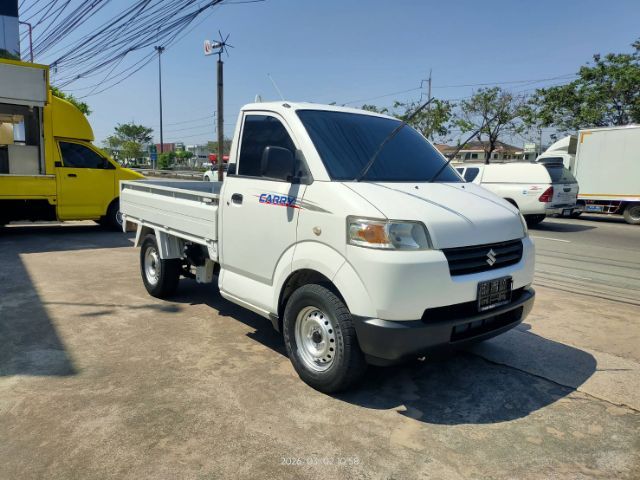 Suzuki Carry 2014 1.6 Pickup เบนซิน ไม่ติดแก๊ส เกียร์ธรรมดา ขาว รูปที่ 3