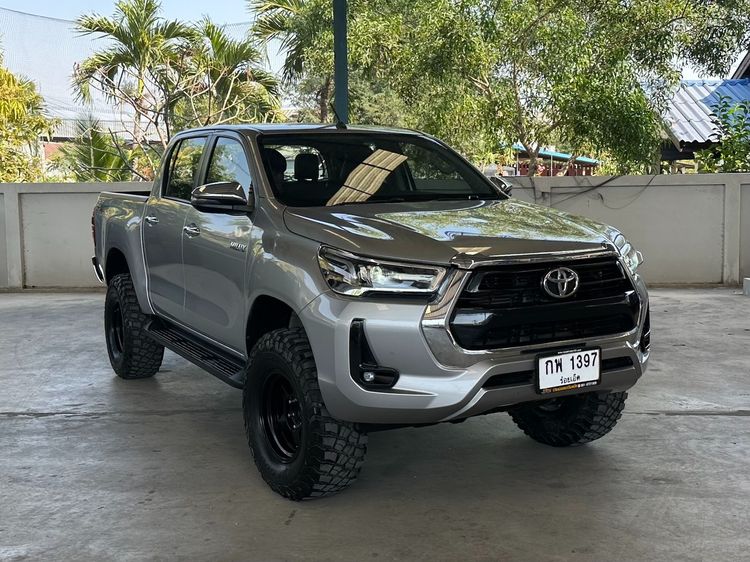 Toyota Hilux Revo 2021 Double Cab 2.4 Mid Prerunner Pickup ดีเซล ไม่ติดแก๊ส เกียร์อัตโนมัติ เทา รูปที่ 3