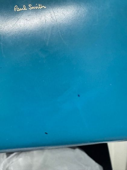 Used Paul Smith Zippy Wallet Cerulean รูปที่ 3