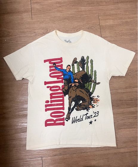 ขาว แขนสั้น อื่นๆ อื่นๆ Rolling Loud world tour 23 (L)