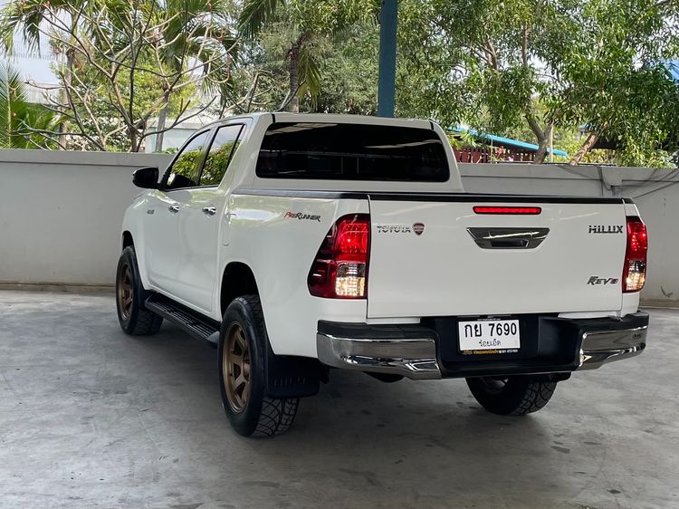 Toyota Hilux Revo 2019 2.4 Prerunner J Plus Pickup ดีเซล ไม่ติดแก๊ส เกียร์ธรรมดา ขาว รูปที่ 4