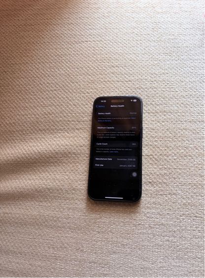 ขาย iPhone 15 128GB สีดำ สภาพสวย ครบกล่อง พร้อมปลั๊กแท้ รูปที่ 3