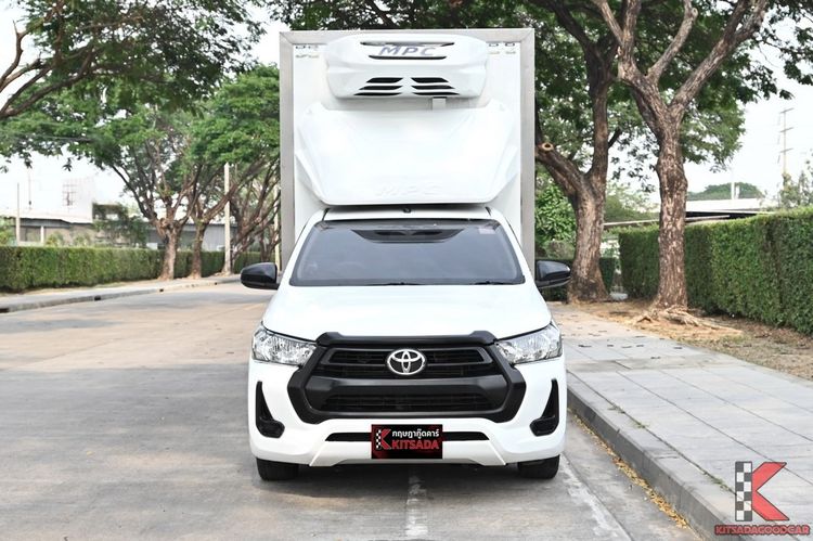 Toyota Hilux Revo 2022 2.4 Entry Pickup ดีเซล ไม่ติดแก๊ส เกียร์ธรรมดา ขาว รูปที่ 2