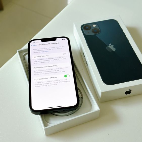 iPhone 13 ความจุ 128 GB สีดำ เครื่องใหม่มากๆ  ไร้ตำหนิ ไร้รอย มือสอง สภาพนางฟ้า รูปที่ 8