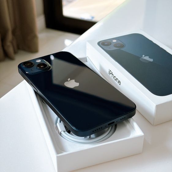 iPhone 13 ความจุ 128 GB สีดำ เครื่องใหม่มากๆ  ไร้ตำหนิ ไร้รอย มือสอง สภาพนางฟ้า รูปที่ 2